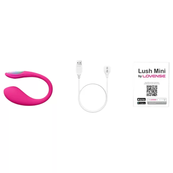 Lovense Lush Mini - œuf vibrant portable contrôlé par application (rose)