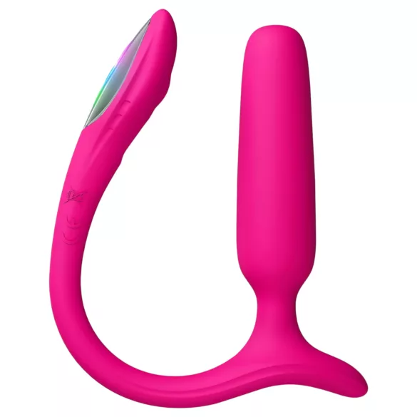 Lovense Lush Anal - Plug anal vibrant contrôlable par application, avec LED - rose