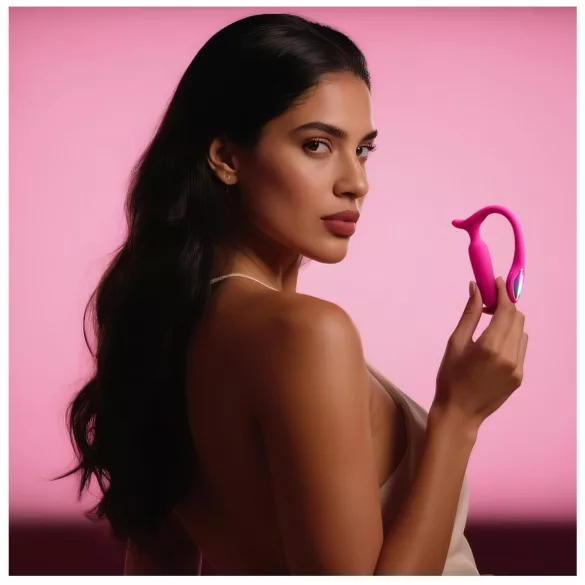 Lovense Lush Anal - Plug anal vibrant contrôlable par application, avec LED - rose