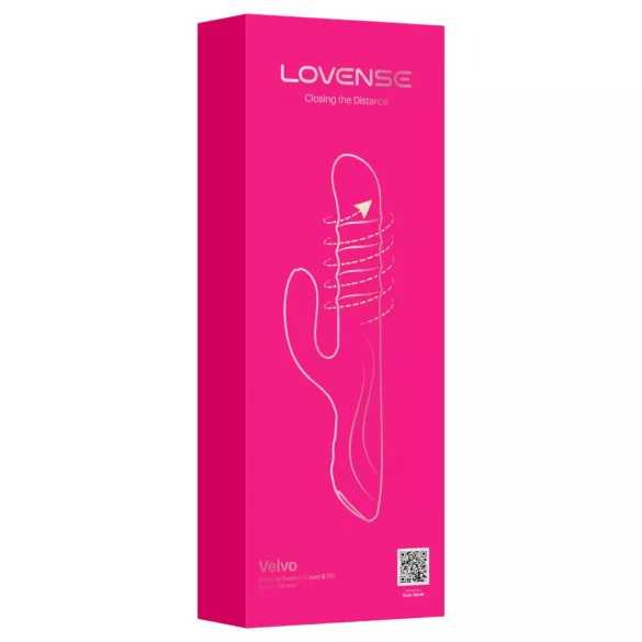 Lovense Velvo - Vibromasseur rotatif à perles pour point G et stimulateur clitoridien