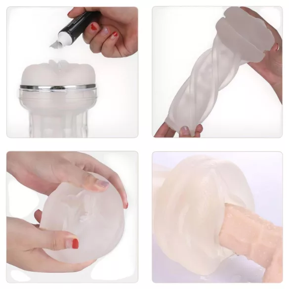 Tracy's Dog Crystal - masturbateur vagin réaliste - silicone transparent