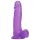 Jelly 8 de Tracy's Dog - Dildo ventouse avec testicules (violet)