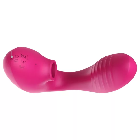Tracy's Dog - Stimulateur et vibromasseur 2en1 à ondes d'air - silicone rose