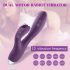 Tracy's Dog Rabbit - étanche vibromasseur avec stimulateur clitoridien (violet)