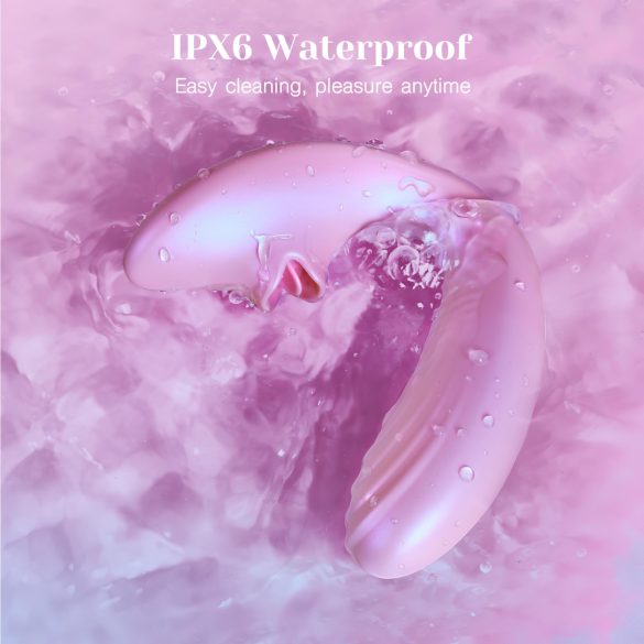 Tracy's Dog OG Lick - Vibromasseur point G et stimulateur clitoridien - rose