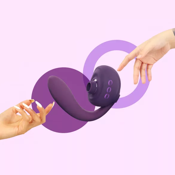 Tracy's Dog OG 3 - stimulateur clitoridien et point G - silicone violet