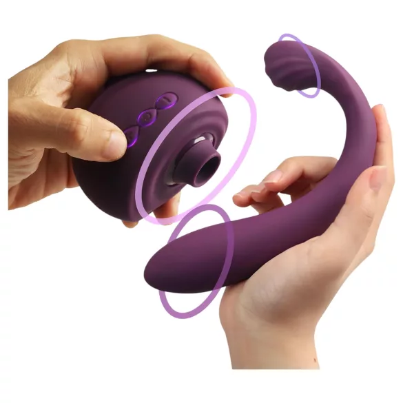 Tracy's Dog OG 3 - stimulateur clitoridien et point G - silicone violet