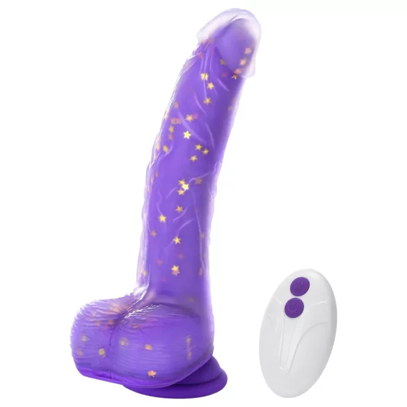Tracy's Dog Jelivoy - godemichet réaliste vibrant - 22cm - violet