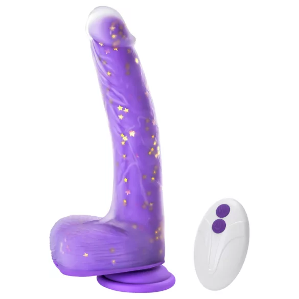 Tracy's Dog Jelivoy - godemichet réaliste vibrant - 22cm - violet