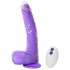 Tracy's Dog Jelivoy - godemichet réaliste vibrant - 22cm - violet
