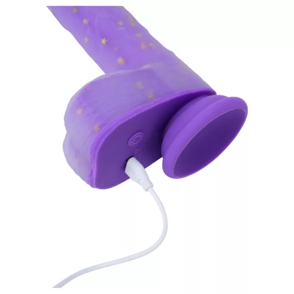 Tracy's Dog Jelivoy - godemichet réaliste vibrant - 22cm - violet