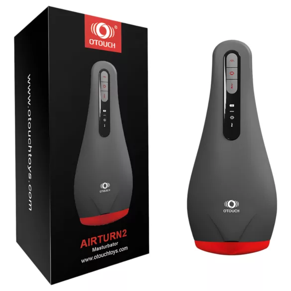 OTOUCH Airturn 2 - masturbateur automatique à succion rechargeable - noir