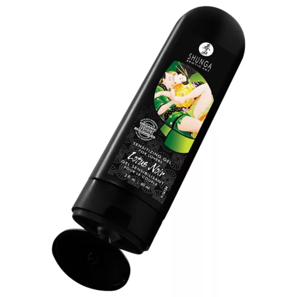 Shunga Lotus Noir - gel stimulant unisexe (60 ml)