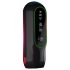 Leopard - Masturbateur vibrant va-et-vient (noir)