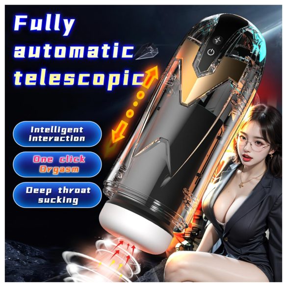 Leopard - masturbateur va-et-vient - noir