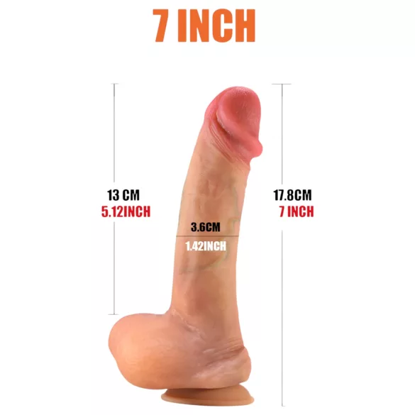 FeelSkin - gode ultra réaliste - peau naturelle - 17,8 cm