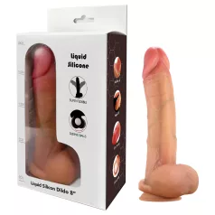 FeelSkin - gode à testicules ultra réaliste (chair, 17 cm)