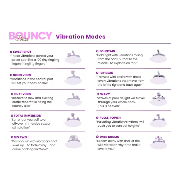 Bouncy Bliss Classic - coussin gonflable vibrant - violet