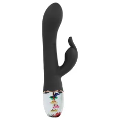   LOVISS Flower - vibromasseur point G à bras clitoridien (noir)