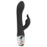 LOVISS Flower - vibromasseur point G à bras clitoridien (noir)