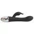LOVISS Flower - vibromasseur point G à bras clitoridien (noir)