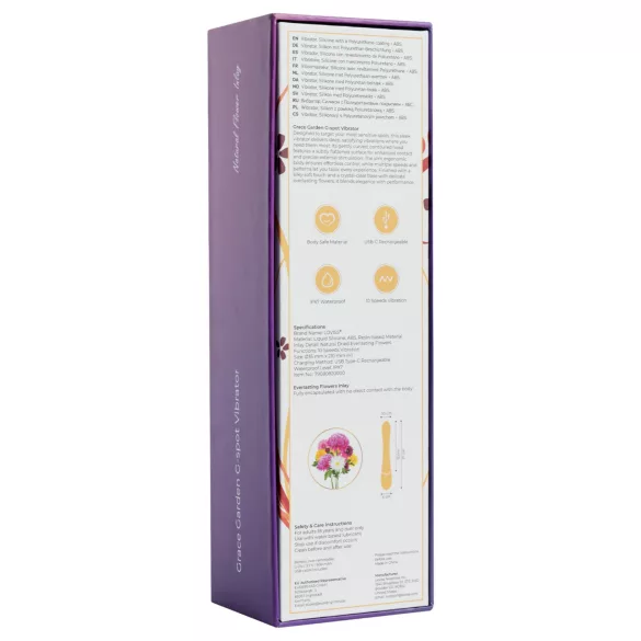 LOVISS Flower Grace - Vibrateur point G (noir)