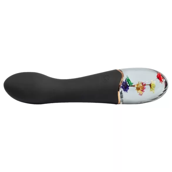LOVISS Flower Amber - vibromasseur point G (noir)