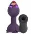 LOVISS Flower - plug anal vibrant avec télécommande (violet)