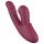 Vibeconnect - Vibromasseur 2en1 point G et clitoridien - silicone rouge