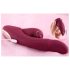 Vibeconnect - Vibromasseur 2en1 point G et clitoridien - silicone rouge