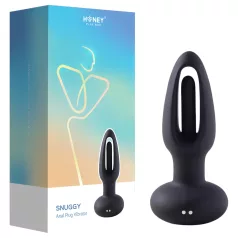   Honey Play Box Snuggy - vibromasseur anal langue stimulante - silicone noir