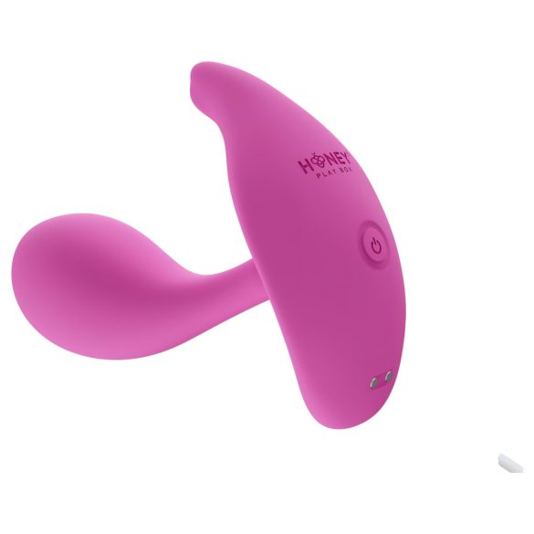Honey Play Box Oly 2 - stimulateur duo point G et clitoris - silicone rose