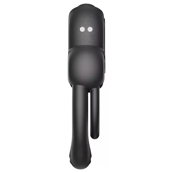 Honey Play Box Anello - anneau pénien vibrant connecté - silicone noir