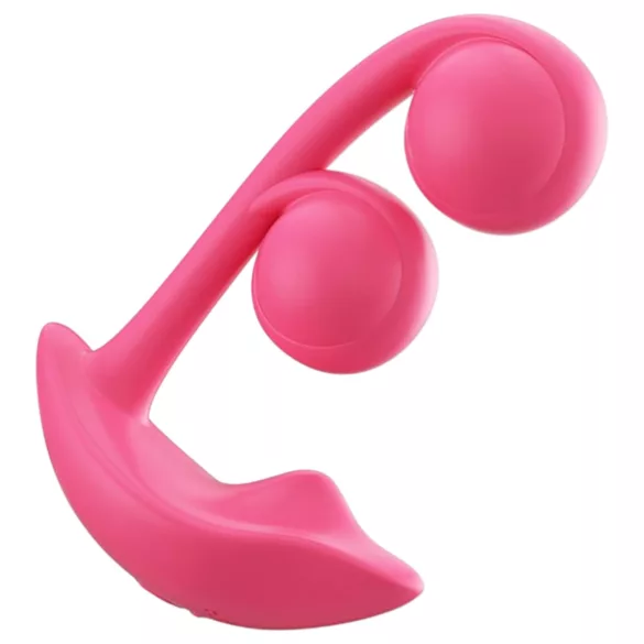 Honey Play Box Melody - vibromasseur perlé connecté 2en1 - silicone rouge