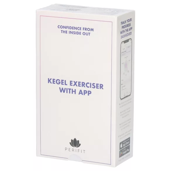 Perifit - Boule de geisha vibrante contrôlée par application (rose)
