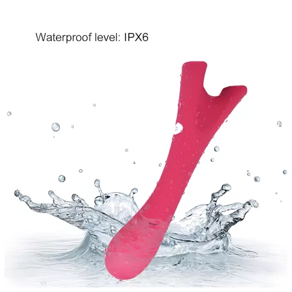 Cotoxo - vibromasseur point G rechargeable - silicone rouge