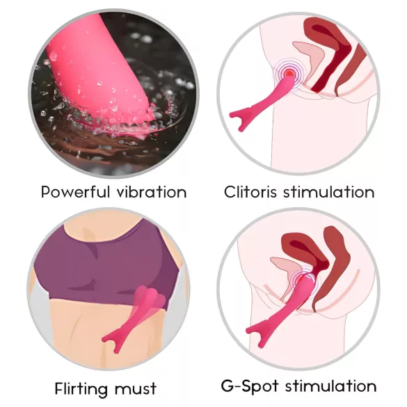 Cotoxo - vibromasseur point G rechargeable - silicone rouge