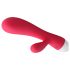 Vibrateur Dolphin & baby rechargeable à stimulateur, rouge