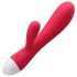 Vibrateur Dolphin & baby rechargeable à stimulateur, rouge