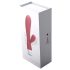 Vibrateur Dolphin & baby rechargeable à stimulateur, rouge