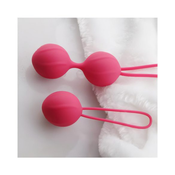 Cotoxo Cherry - Boules de geisha - lot de 2 - silicone rouge