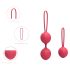 Cotoxo Cherry - Lot de 2 boules de geisha (rouge)