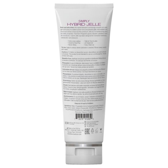 Wicked Simply Hybrid Jelle - lubrifiant hybride - 120ml