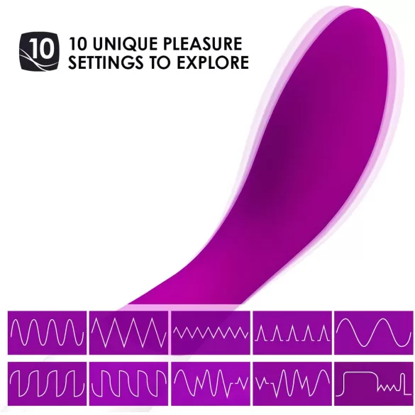LELO Mona Wave - vibromasseur point G étanche - silicone violet