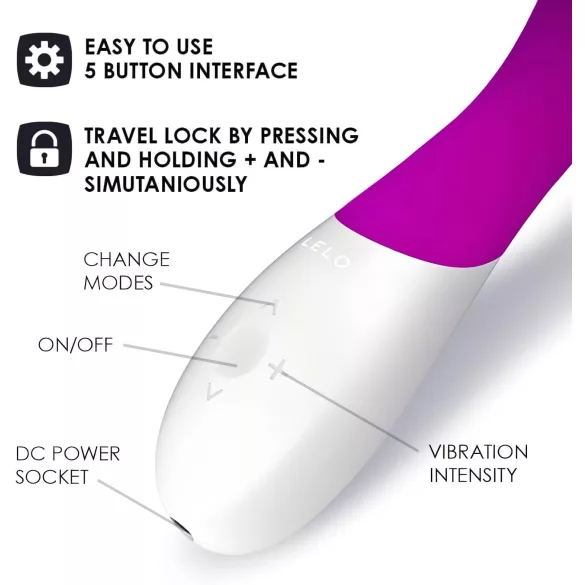 LELO Mona Wave - vibromasseur point G étanche - silicone violet