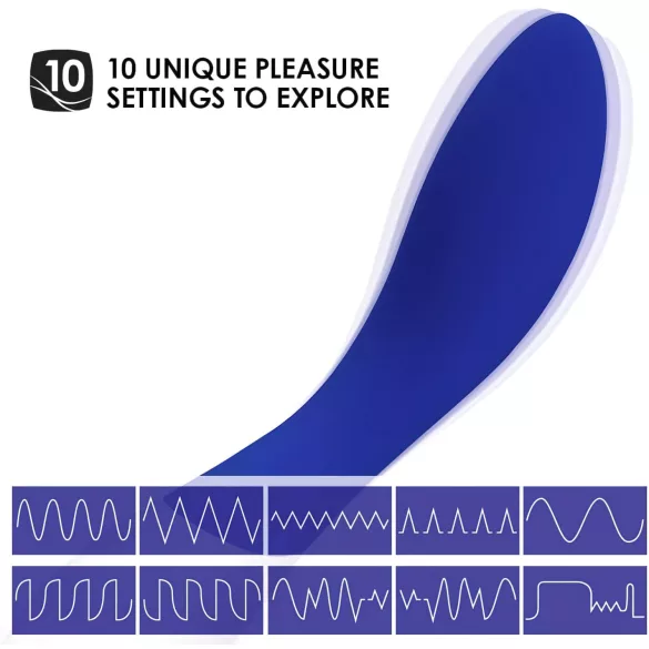 LELO Mona Wave - vibromasseur point G étanche - bleu