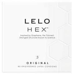 LELO Hex Original - préservatif luxe (3 pcs)