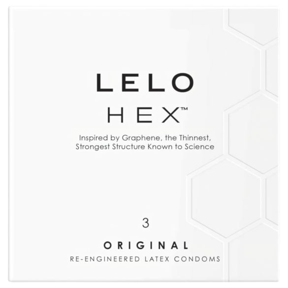LELO Hex Original - préservatif luxe (3 pcs)
