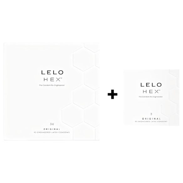 LELO Hex Original - paquet de préservatifs de luxe (36+3)