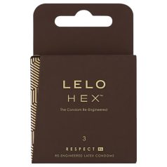 LELO Hex Respect XL - préservatifs luxe (3 pièces)